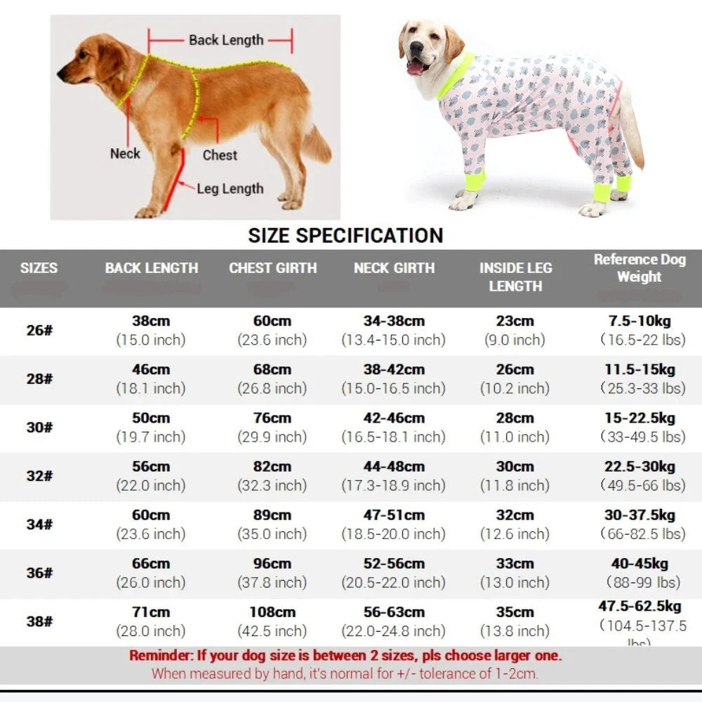 Unicorn Printed Dog Pyjama