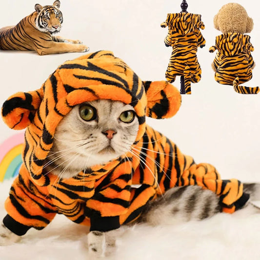 Cosy Tiger small pet jumper