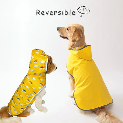 Double-Layer Raincoat With Two-Way Wear!