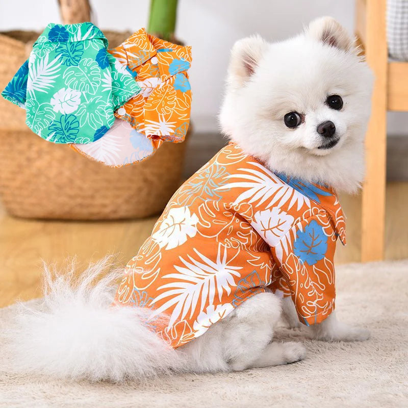 Coconut Tree Shirt for Small Dogs and Cats