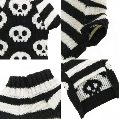 Halloween Dog Skull Knitted Jumper