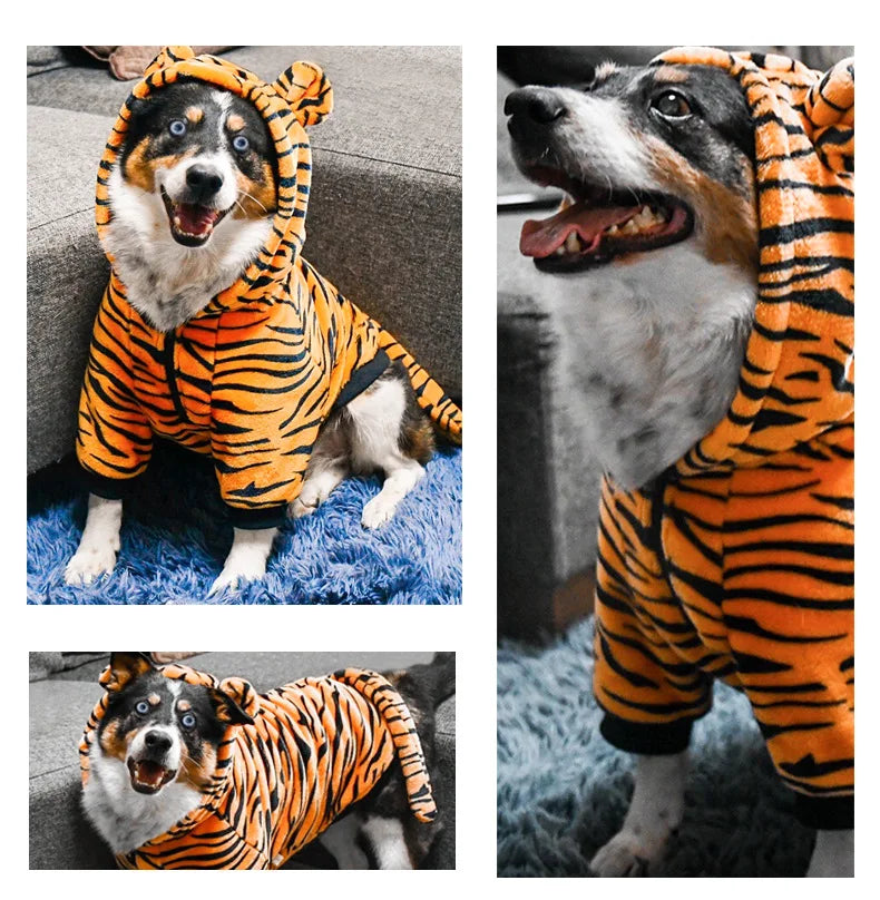 Cozy Tiger Jumper Large Dog