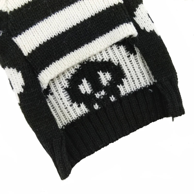 Halloween Dog Skull Knitted Jumper